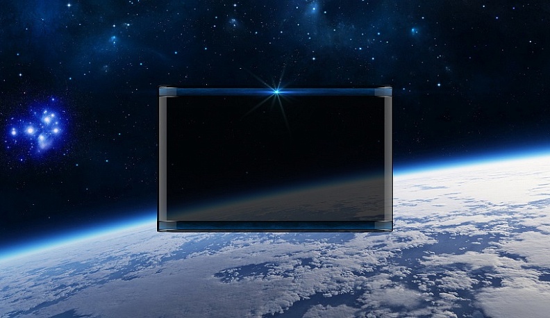 Телевидение вещает сквозь космос