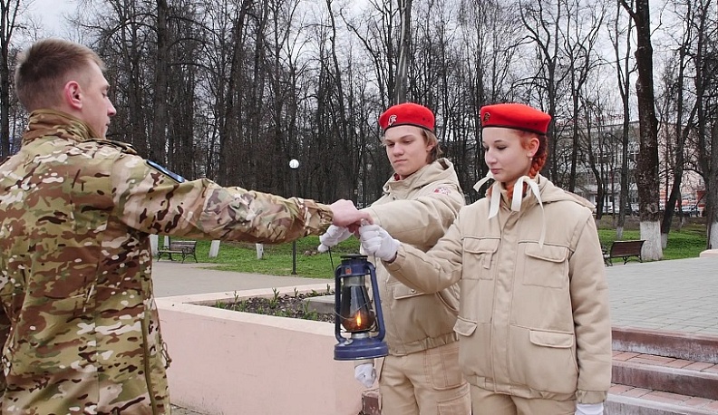  В Людинове временно погасили Вечный огонь 