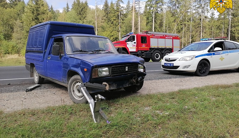 Несколько человек пострадали в ДТП автомобиля и мотоцикла в Малоярославецком районе