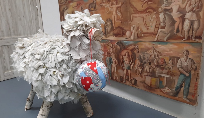 В Тарусе продолжается выставка «Зимняя сказка»