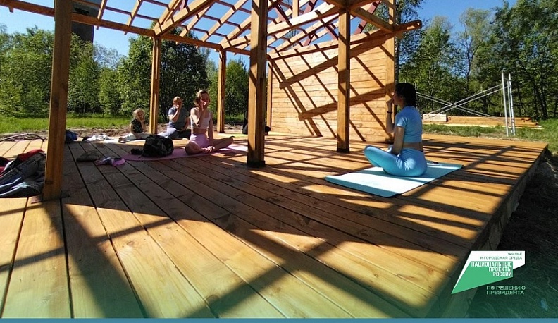 «Точка притяжения» появилась в лесопарковой зоне Тарусы благодаря нацпроекту  