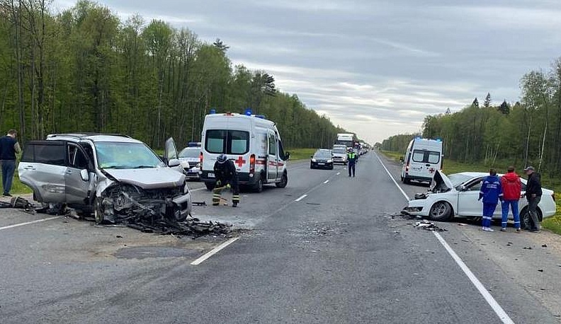 В Калужской области при столкновении иномарок на встречке погибло два человека