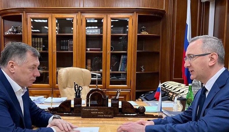 Владислав Шапша обсудил инфраструктурные проекты области с Маратом Хуснуллиным