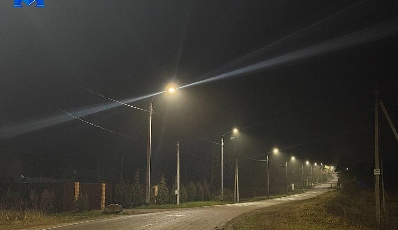 Уличное освещение в текущем году установят в 23 населенных пунктах