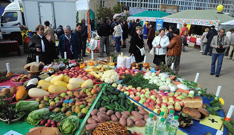 Экспозиция Козельского района на ярмарке «Калужская осень».