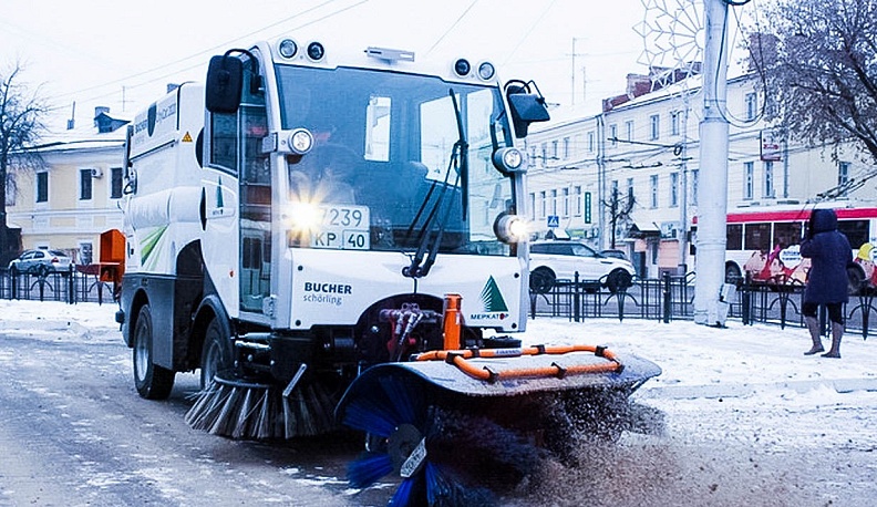 Калуга закупит снегоуборочную технику для тротуаров