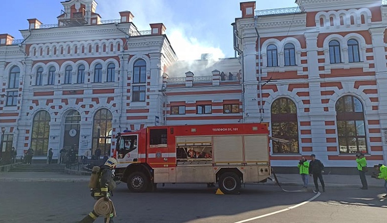 На вокзале Калуга-1 прогремели учебные взрывы