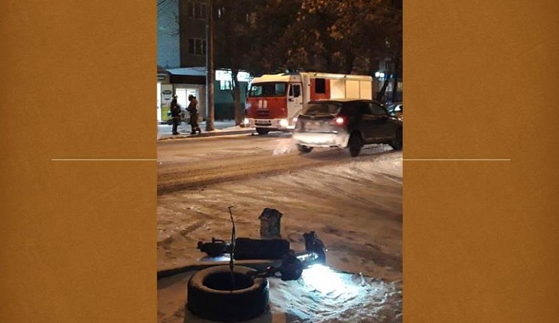 В центре Калуги электроскутер сбил пешехода