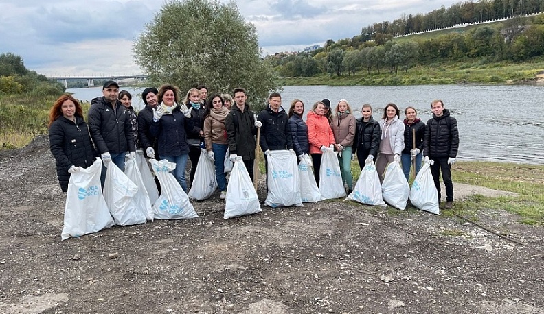Более 120 калужан приняли участие в экологическом субботнике «Вода России»
