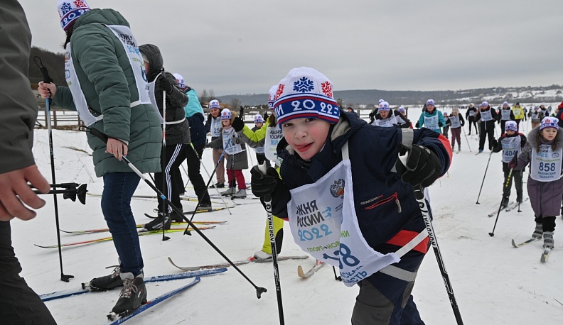 В Калуге прошли массовые старты «Лыжня России - 2022» 