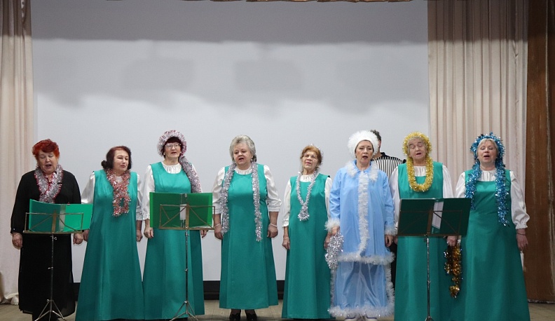 Мещовские ветераны провели встречу, посвященную январским праздникам