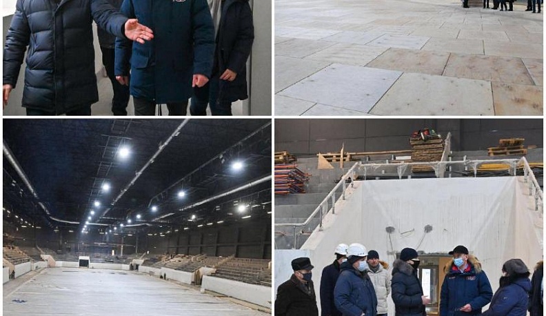 Владислав Шапша: "Работы во Дворце спорта существенно продвинулись"