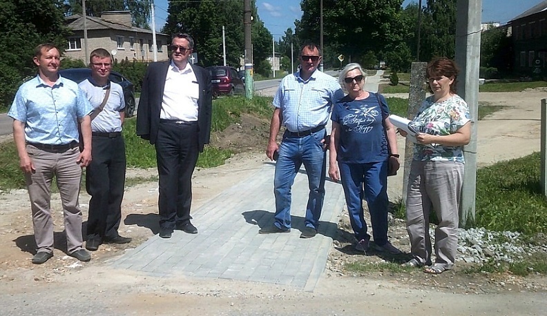 В Бетлице благоустроили пешеходную зону