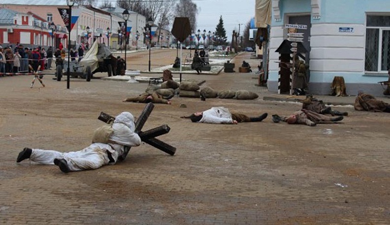 Сегодня реконструкторы освободили Мосальск