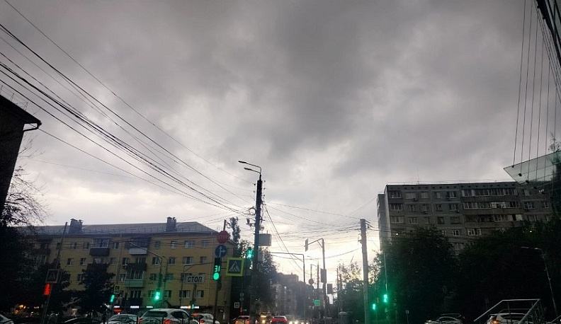 В Калуге продолжают идти дожди 