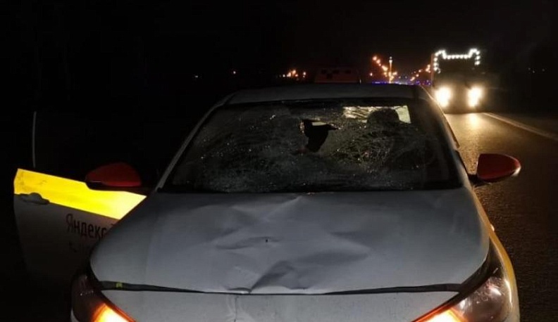 В Калужской области иномарка насмерть сбила пешехода