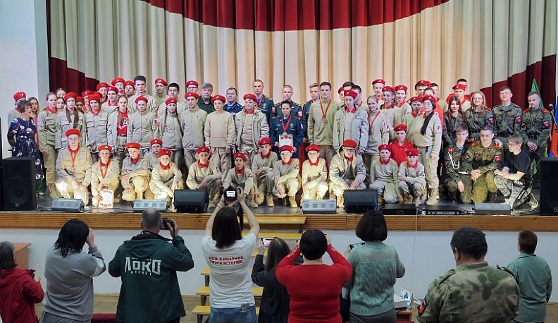 В Ульяновском районе прошла военно-спортивная игра «Сила, слава и доблесть России»