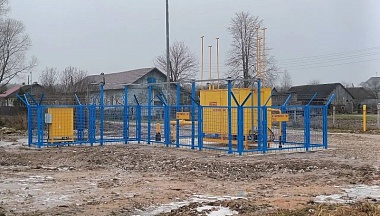 В деревне Юхновского округа ввели в эксплуатацию новый газопровод