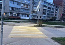 В Калуге восстановили работу проекционного пешеходного перехода по просьбе жителя