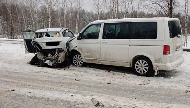 В Думиничском округе столкнулись четыре автомобиля