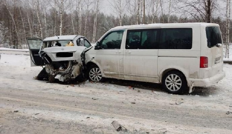 В Думиничском округе столкнулись четыре автомобиля