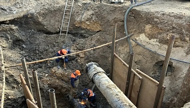 В северной части Калуги ведутся масштабные работы по обновлению водопроводных сетей