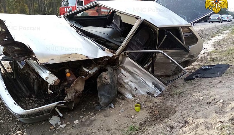 В Перемышльском районе произошла жесткая авария