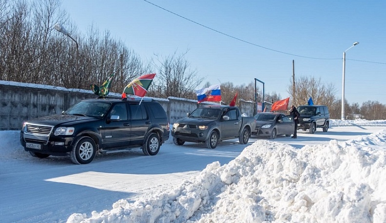 В Износковском районе защитникам Отечества посвятили автопробег