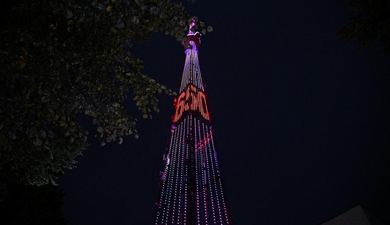 На телебашне в Калуге включат подсветку в день 100-летия первого руководителя телецентра