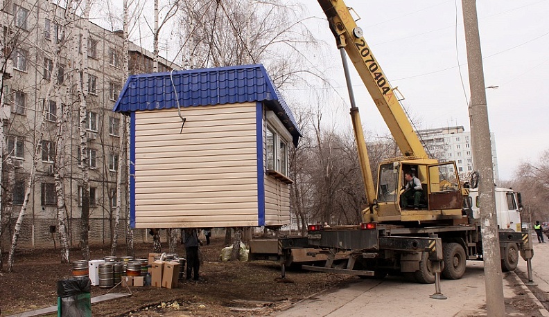 В Калуге демонтируют 170 незаконных торговых павильонов до конца года