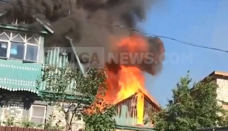 В Плетенёвке под Калугой горят дома