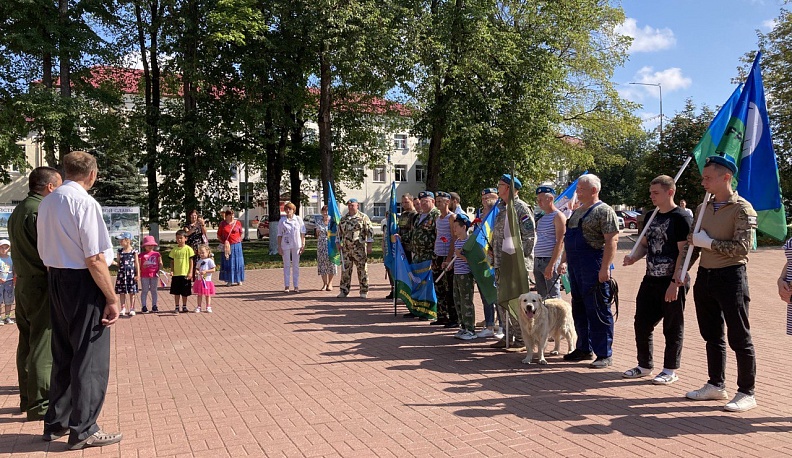 В Медынском районе отпраздновали день ВДВ