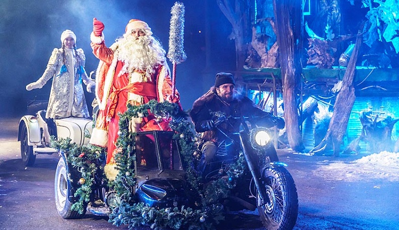 «Ночные Волки» устроили новогодние праздники для детей из регионов