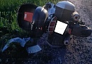 В Ульяновском округе столкнулись УАЗ и мотоцикл