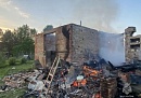 В Мосальском округе сгорел деревенский дом