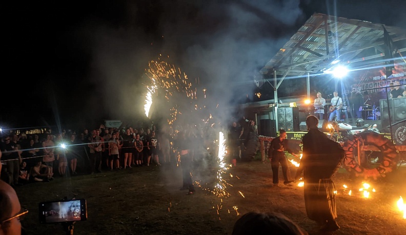 В окрестностях Людинова прошёл мото-рок-фестиваль «Стальная воля»