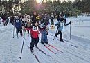 В Перемышле прошли массовые соревнования по лыжным гонкам