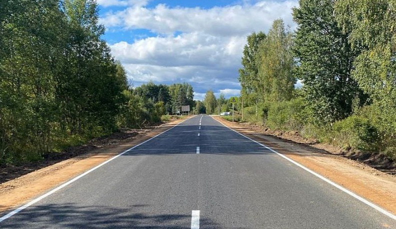 В Калужской области завершили ремонт дороги к «Безымянной высоте»