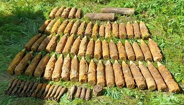 В Калужской области обезвредили более 70 снарядов