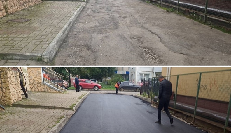 В Калуге отремонтировали 80 межквартальных проездов