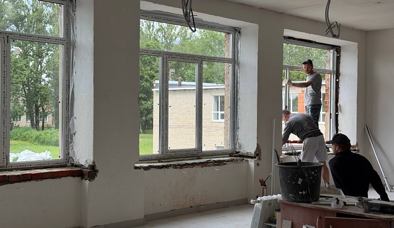 В школе №33 Калуги завершается капитальный ремонт