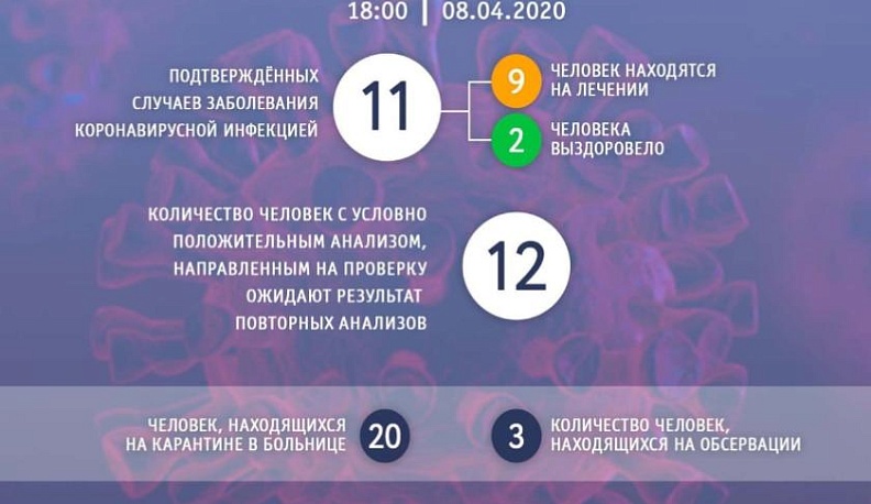 В Калуге по-прежнему зафиксировано 11 случаев коронавируса