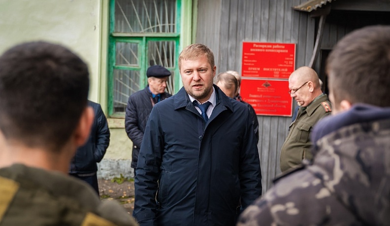 Группу мобилизованных отправили из Думиничкого района