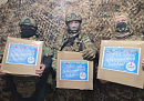 Военнослужащие получили новогодние подарки от редакции «КГВ»