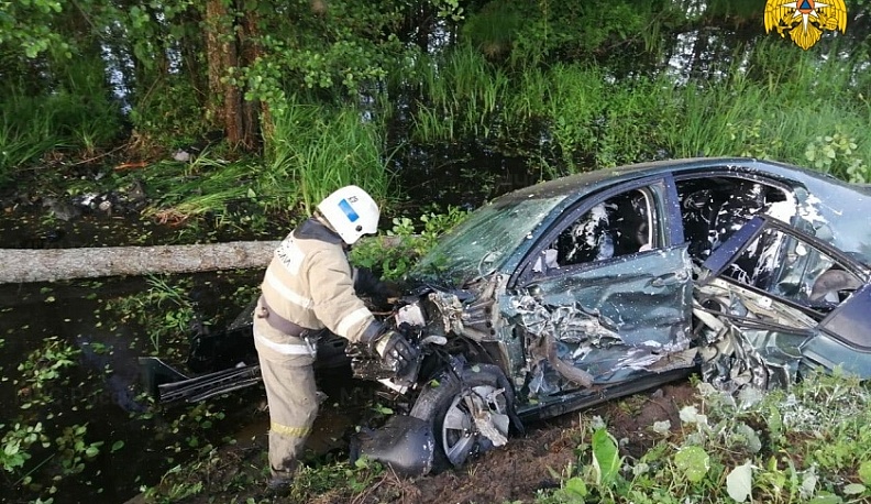 В Жиздринском районе при столкновении легковушек пострадали люди