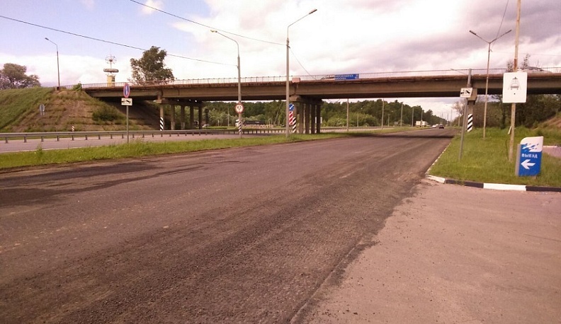 В Обнинске начали ремонтировать «северный» въезд