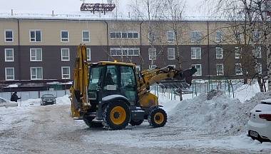 Сначала года в Калуге вывезено около 320 тысяч кубометров снега