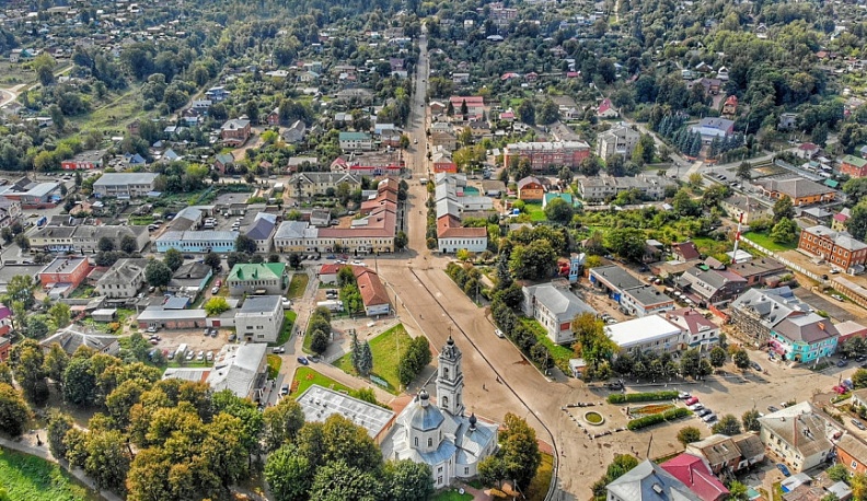 Владислав Шапша поздравил жителей Тарусы с юбилеем города