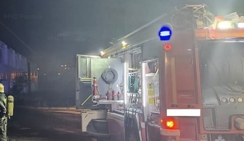  Гидравлический пресс сгорел в Калуге