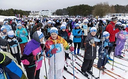 Четыре тысячи калужан пробежали «Лыжню России»